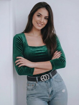 Dámske tričko VSB HELA VELUR smaragd