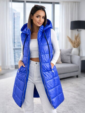 Stilvolle Weste mit Reißverschluss in Blau