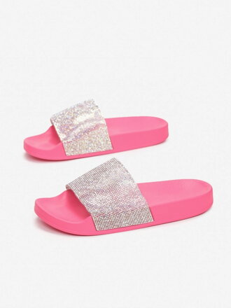 Letné dámske šľapky PM1068 fuchsia