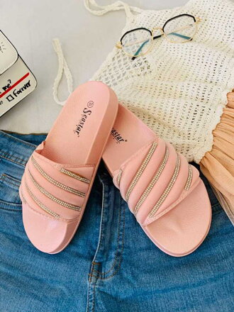 Damen-Flip-Flops für den Sommer altrosa CK176