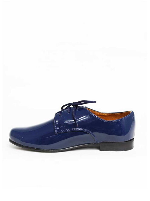 Junge Kinder Lederschuhe Partei 99 L blau