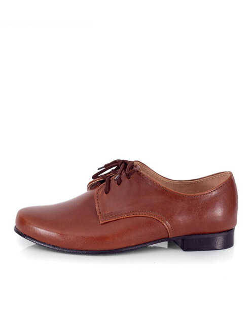 Festliche Jungen Halbschuhe 99 braun