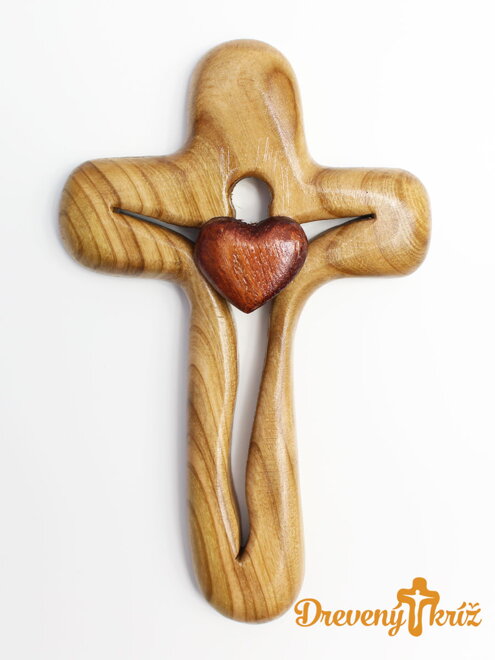 Eichenholzkreuz 22x16cm 004