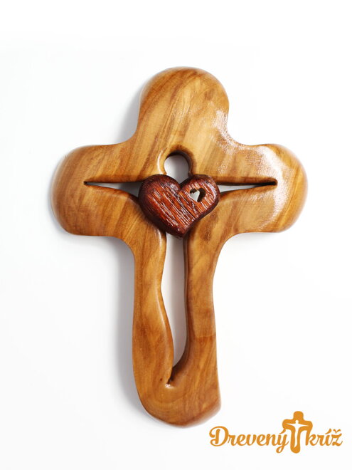 Eichenholzkreuz 22x14cm 005