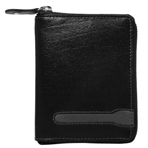 Pánska kožená peňaženka 109-VH čierna