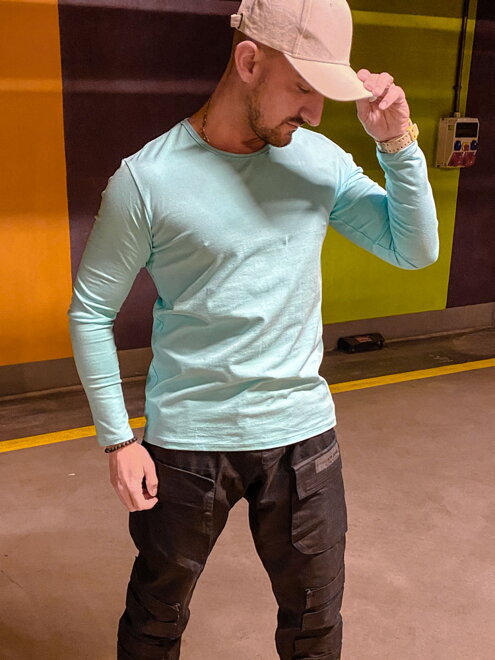 Štýlový pánsky nátelník VSB light blue