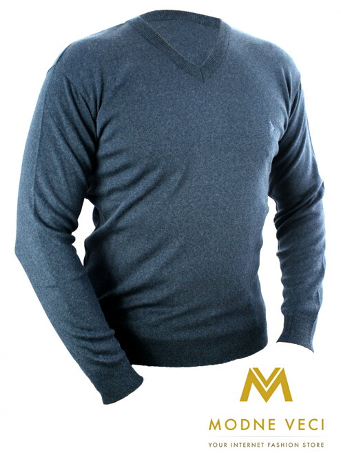 Man Pullover N09 dunkelblau melange