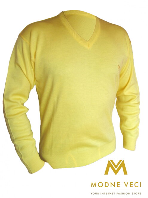 Man Pullover gelb 06