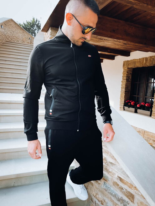 Herren Trainingsanzug TOMMY LIFE schwarz