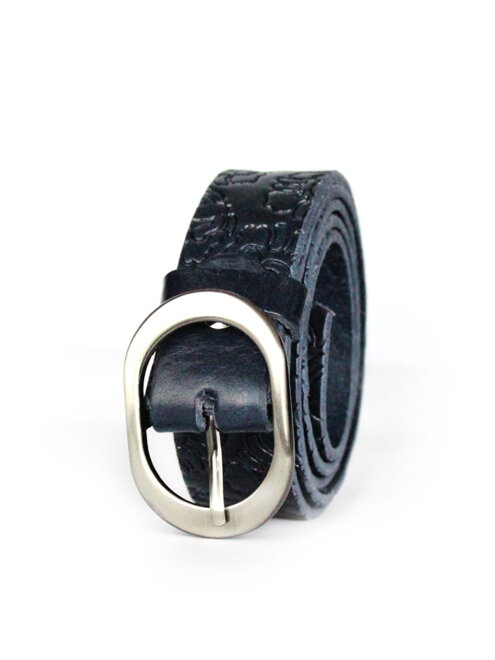Damen Ledergürtel DM-2,5-21-28 dunkelblau