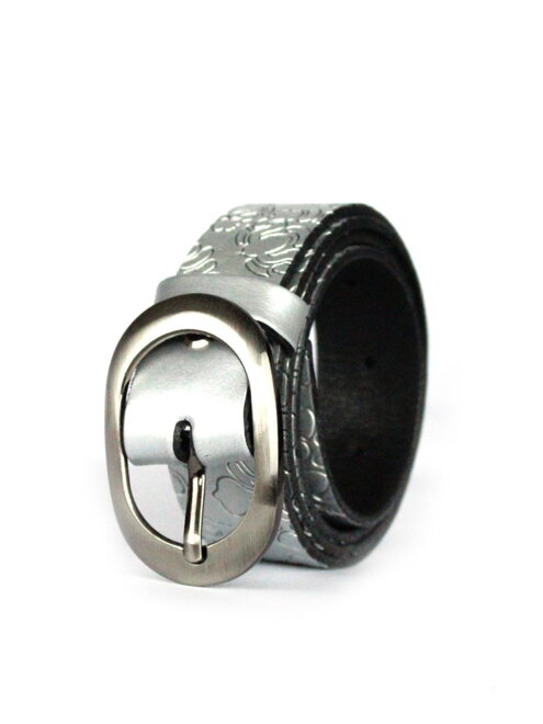 Damen Ledergürtel DM-2,5-21-23 silber