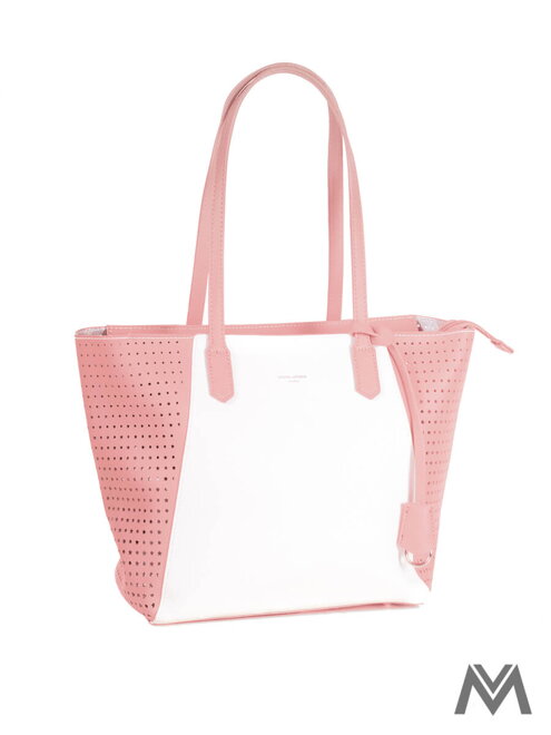 Damen Handtasche David Jones CM3757 weiß/rosa