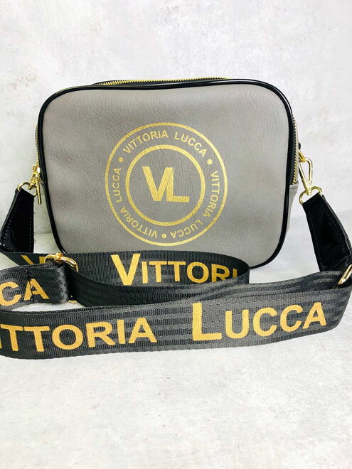 Damen Crossbody Handtasche VITTORIA LUCCA grau hell