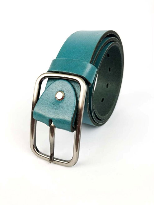 Damen Ledergürtel DM-3,5-21-75 blau