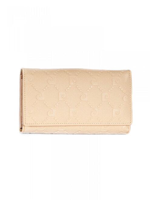 Damen Leder-Geldbörse Pierre Cardin PSP79 beige