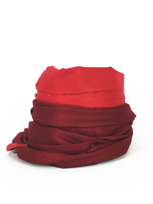 Zweifarbiger Pashmina-Schal für Damen ZZ-217