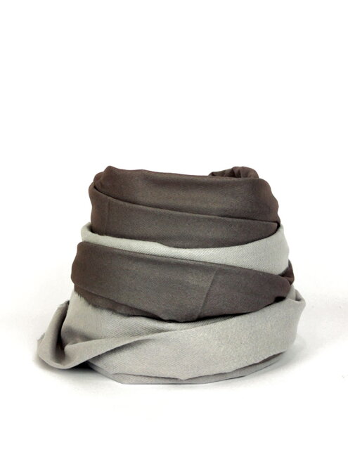 Zweifarbiger Pashmina-Schal für Damen ZZ-217
