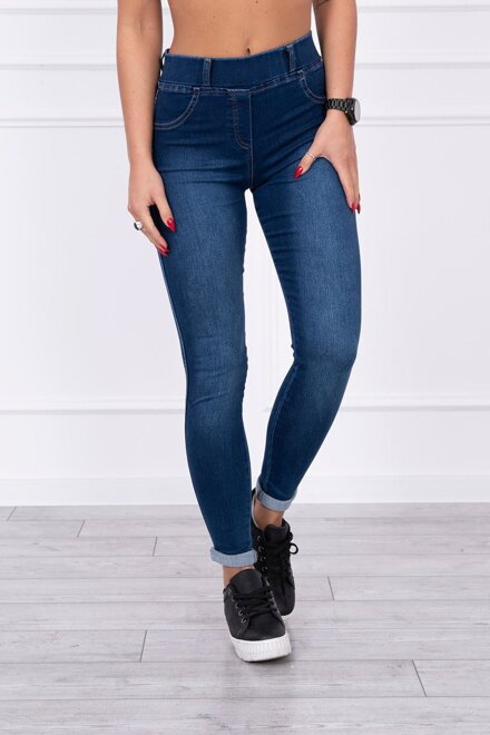 Klassische dunkle Damenjeans 2222P