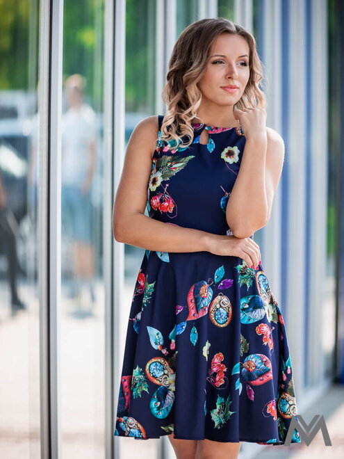 VERSABE Damenkleid VS-SA 1862 Blumenmuster