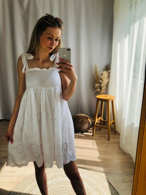 Madeira-Kleid MFY in Weiß