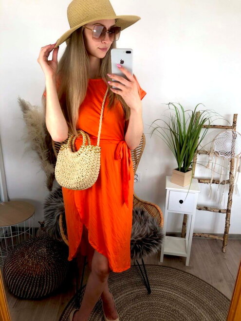 Damen Sommerkleid MFY orange