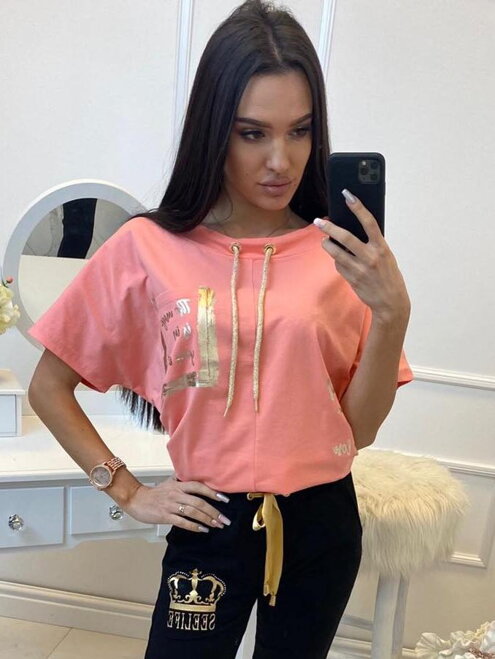 Damen OVERSIZE T-Shirt CROP TOP The magic in 5 Farbvarianten