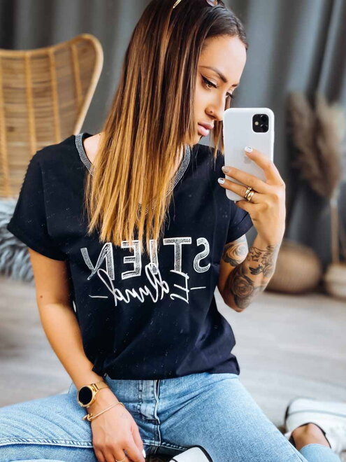 Damen T-Shirt STIEN MFY schwarz