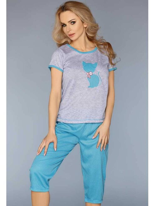 Dámske pyžamo Model 718 blue