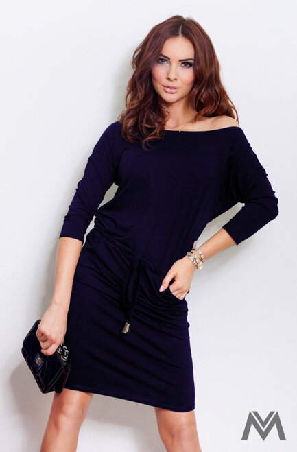 Damen Jersey-Kleid 13-15- dunkelblau