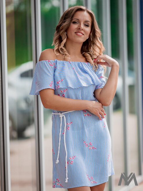 VERSABE Damen Sommerkleid VS-SA 1857 gestreift