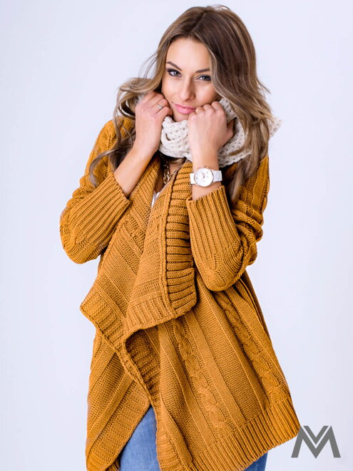 Damen Cardigan Vicky Senf