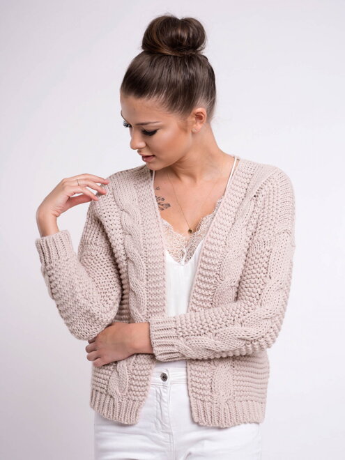 Damen Strickjacke NEL beige