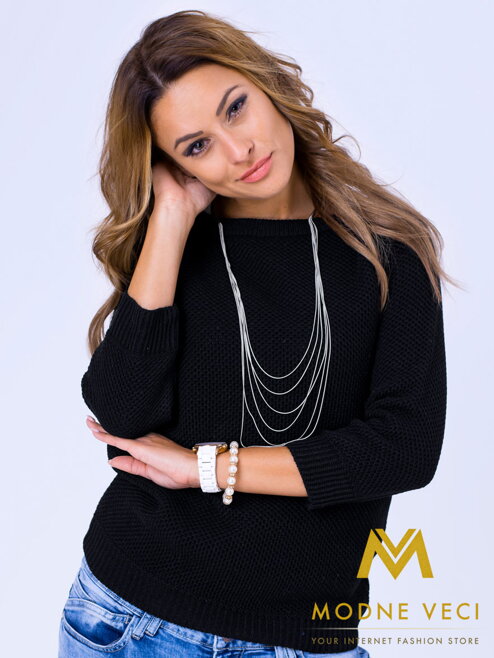 Damen Pullover HONEY - schwarz