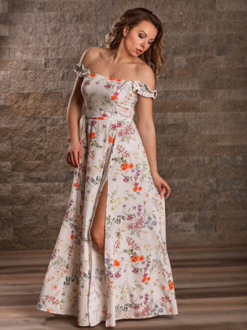 VERSABE Damen MAXI Kleid VS-SA 1911 Blumenmuster