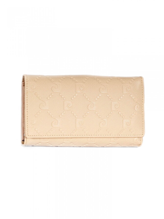 Damen Leder-Geldbörse Pierre Cardin PSP79 beige