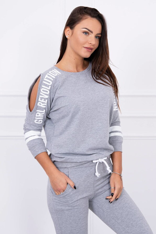 Damen Trainingsanzug REVOLUTION 8849 grau
