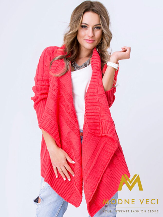 Damen Cardigan Vicky rot