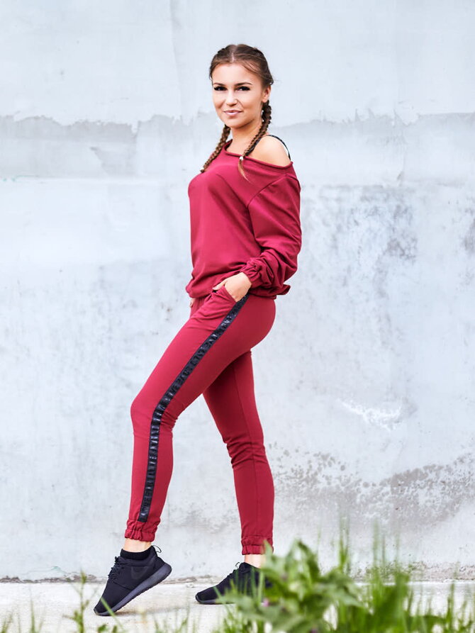 Damen Trainingsanzug VSB-ZARA 04 bordo
