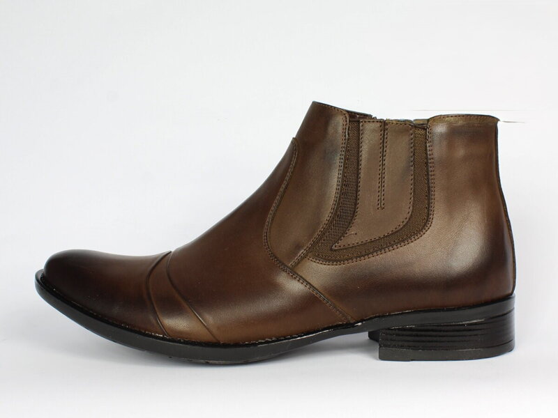 Lederschuhe für Männer Winter 235 Braun