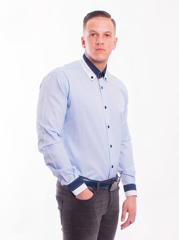 Herren-Hemd Slim-Fit-Stil - VS-PK-1704