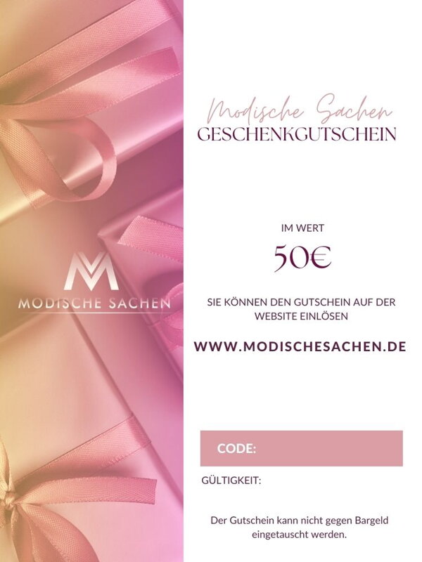 Geschenkgutschein Modischesachen.de Geschenkgutschein Modischesachen.de