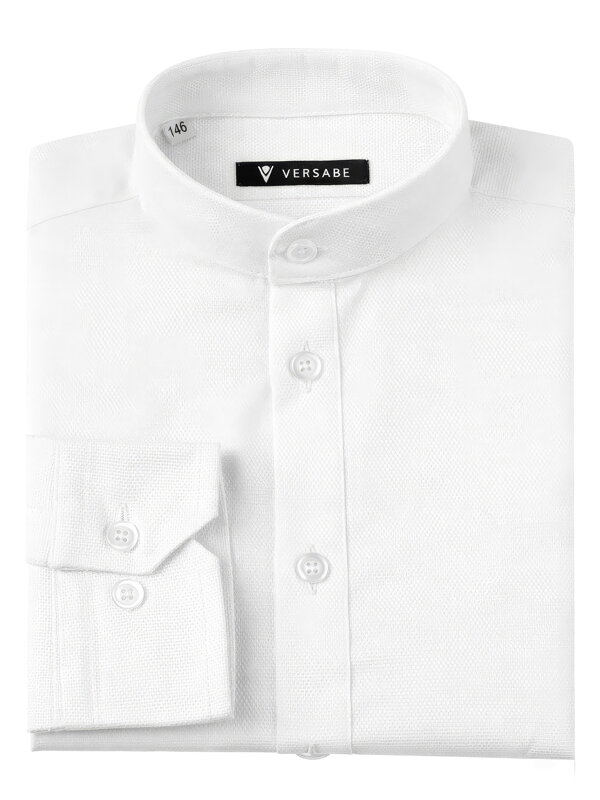 Detská chlapčenská VSB košeľa biela košeľa so stojačikom 