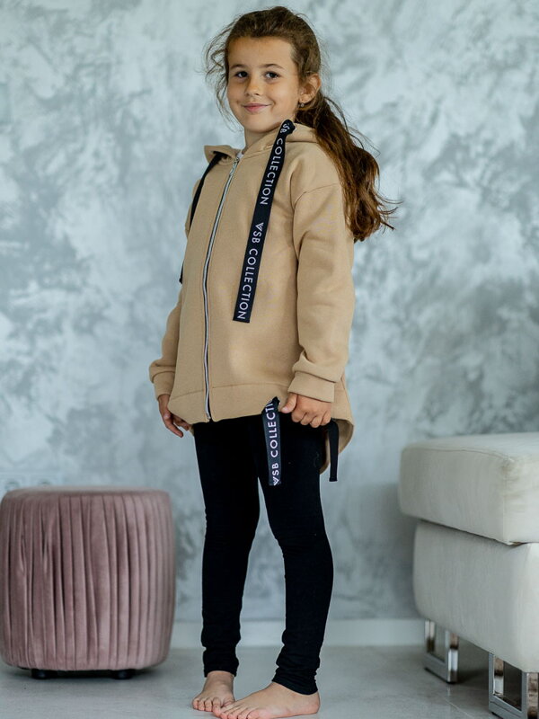 Mädchen VSB SOPHII Kapuzenjacke in Braun Mädchen VSB SOPHII Kapuzenjacke in Braun