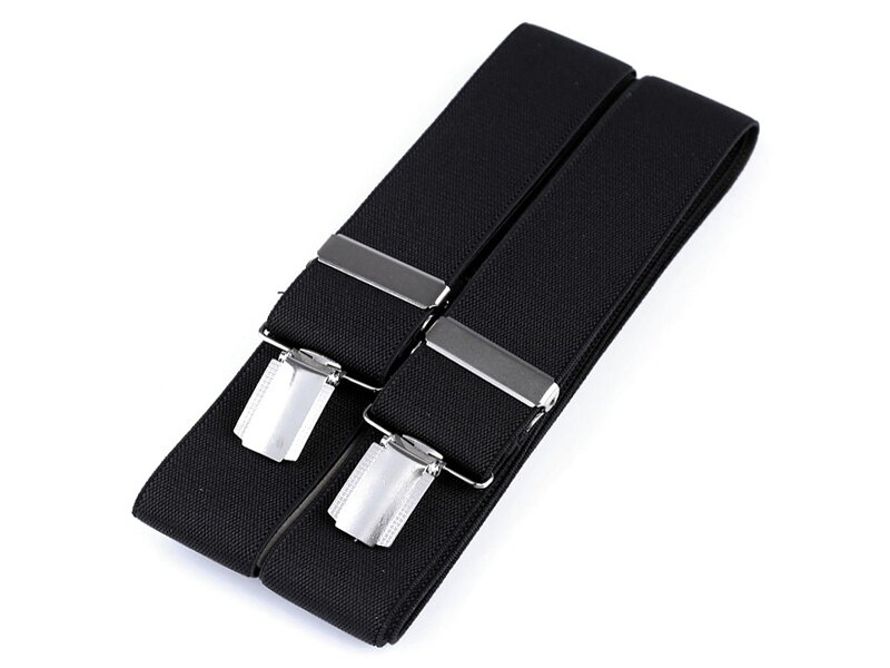 Herren Hosenträger Länge 120 cm Breite 3,5 cm Muster 650351 schwarz Herren Hosenträger Länge 120 cm Breite 3,5 cm Muster 650351 schwarz