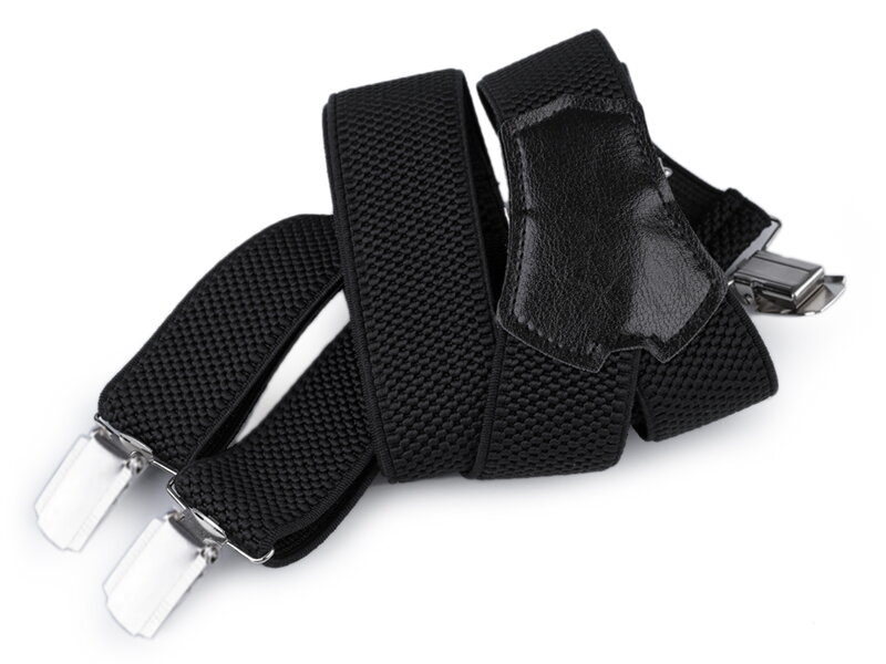 Herren Hosenträger Länge 120 cm Breite 3,5 cm Muster 650265 schwarz Herren Hosenträger Länge 120 cm Breite 3,5 cm Muster 650265 schwarz