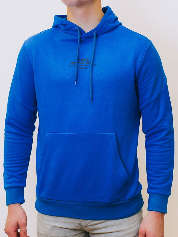 Sweatshirt mit Aufdruck blau