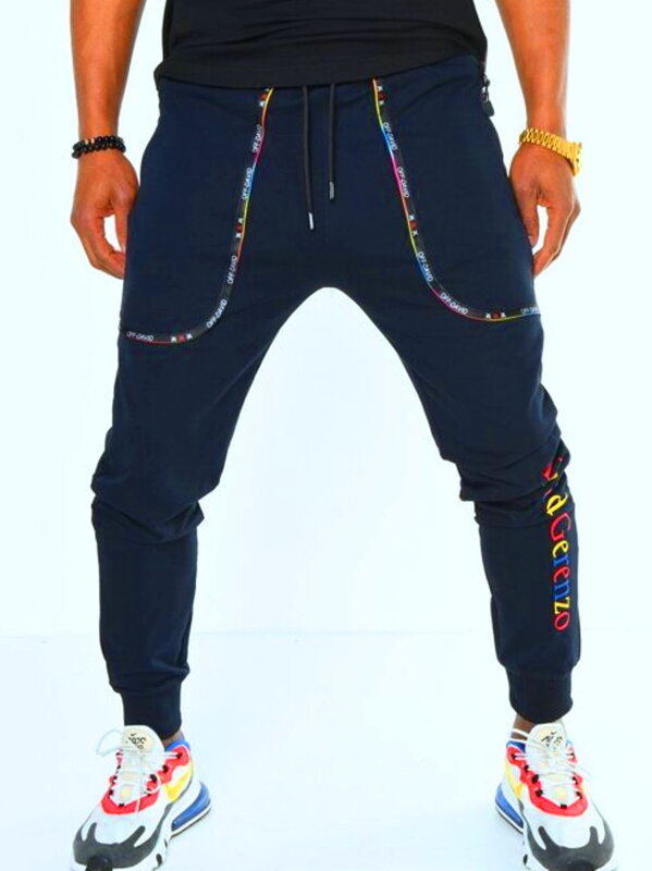 Stylische Jogginghose für Herren DAVIDGerenzo dunkelblau Stylische Jogginghose für Herren DAVIDGerenzo dunkelblau