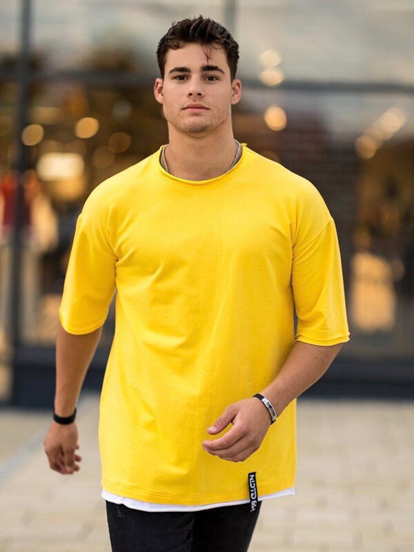 Trendiges T-Shirt VSB BASIC gelb Trendiges T-Shirt VSB BASIC gelb