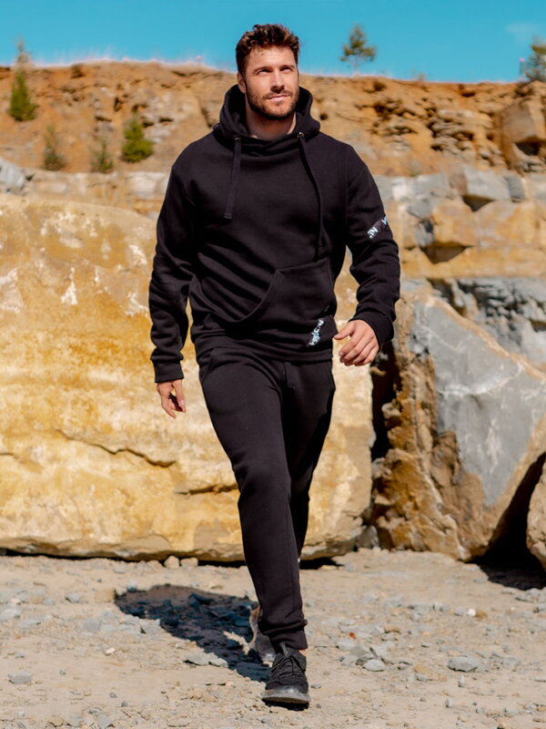 Herren-Set Hoodie+Jogginghose VSB schwarz Herren-Set Hoodie+Jogginghose VSB schwarz