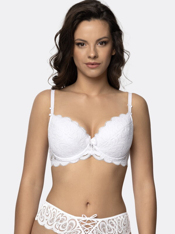 Push-up podprsenka TERMENA v bielej farbe 
